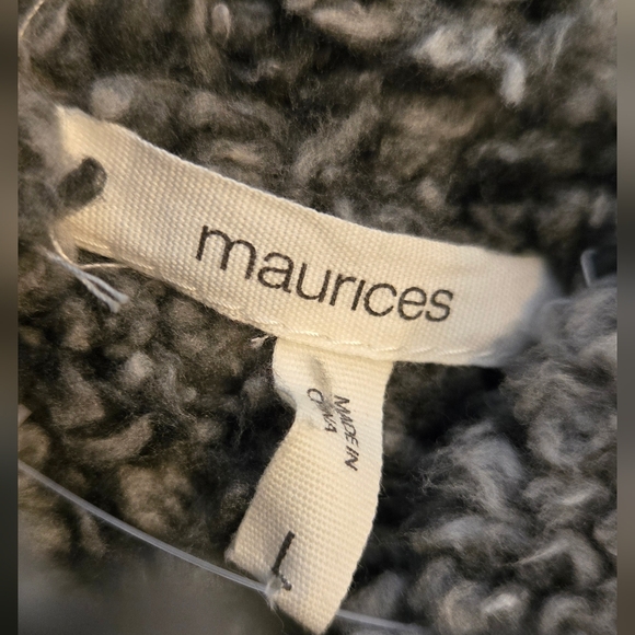 Maurice's Plaid Red and Black Women's Vest - Picture 4 of 6